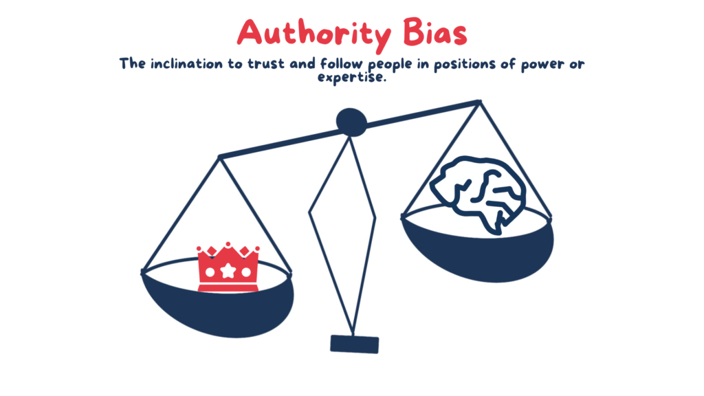 Authority Bias illustrations