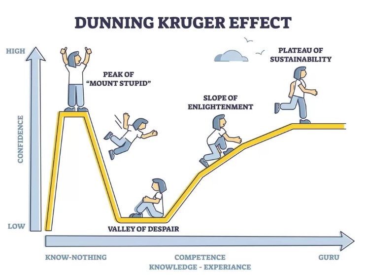Dunning-Kruger Effect illustrations