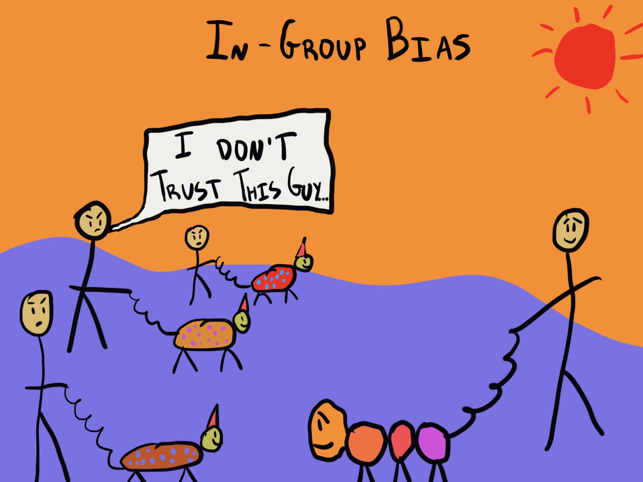 In-Group Bias illustrations