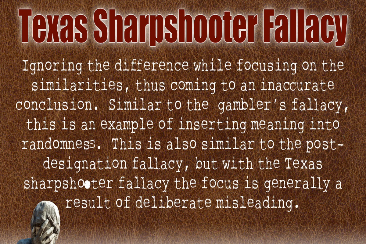 The Texas Sharpshooter Fallacy illustrations